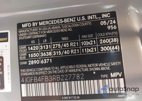 2024 Mercedes-Benz Gle 350 4Matic from USA, damaged, VIN 4JGFB4FB3RB227782